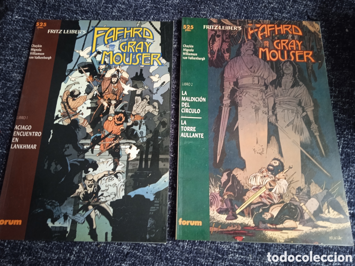C&oacute;mics: FAFHRD AND THE GRAY MOUSER N&ordm; 1, 2, -Edita: FORUM - CHAYKIN - MIGNOLA
