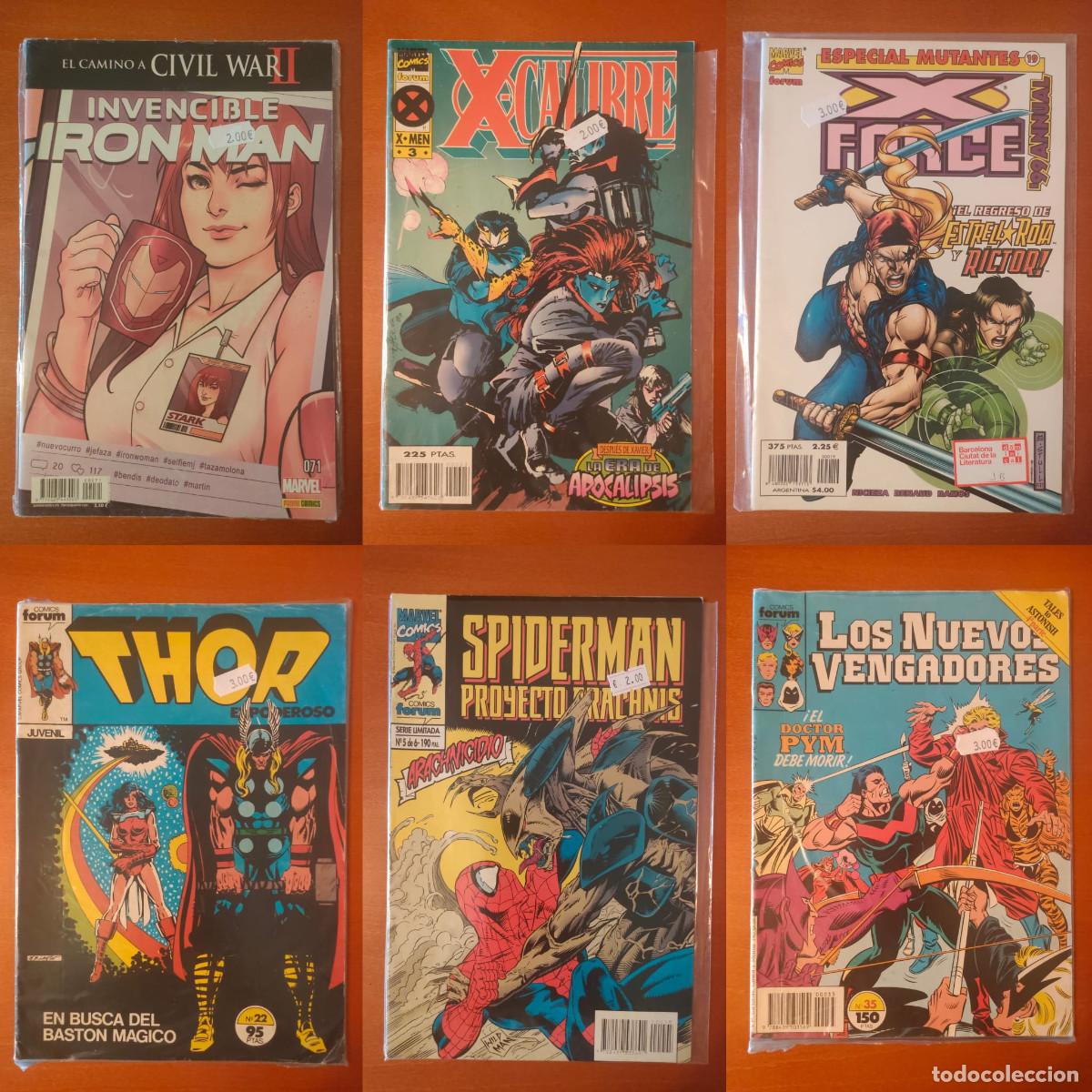 C&oacute;mics: Lote 100 superh&eacute;roes Forum variados - Foto 4