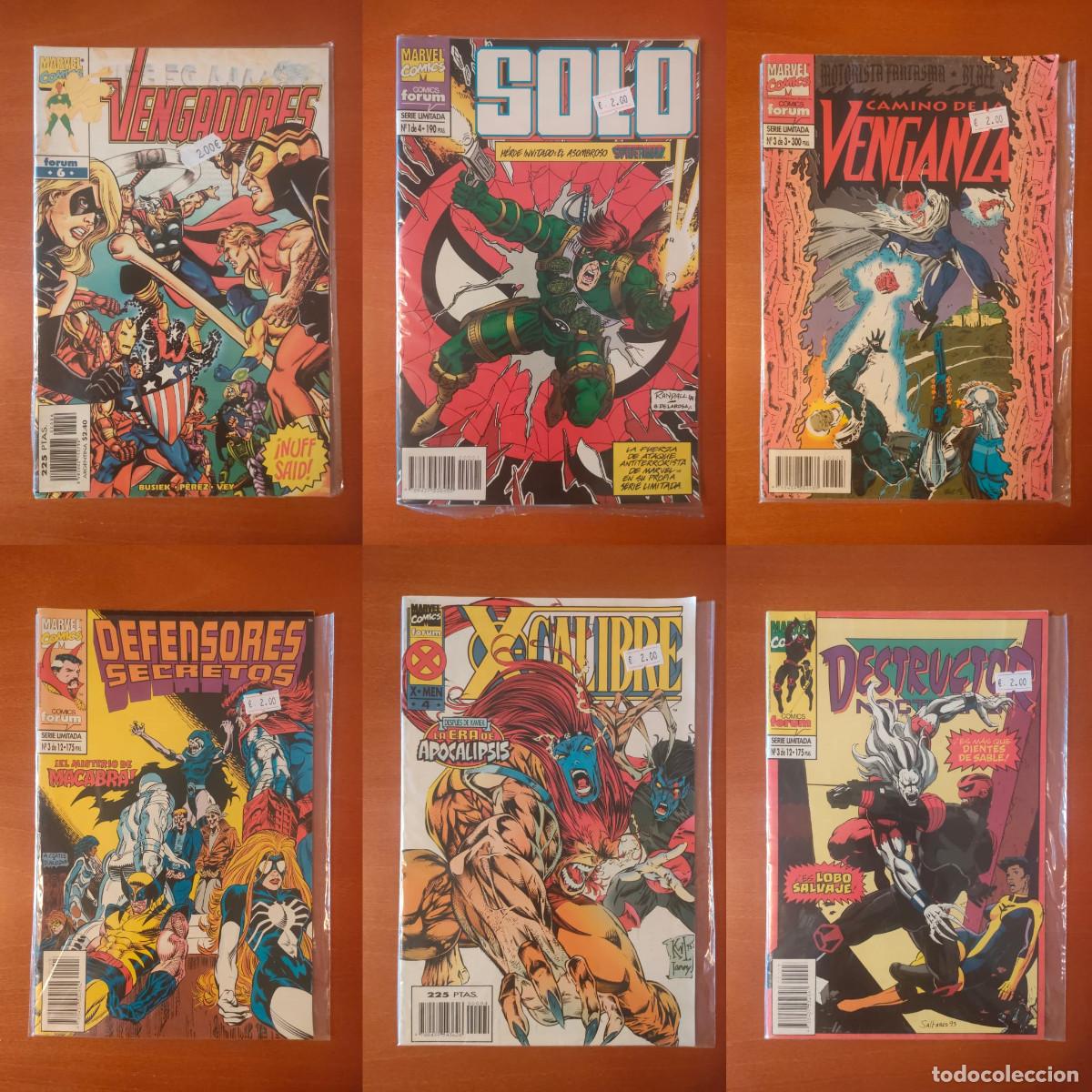 C&oacute;mics: Lote 100 superh&eacute;roes Forum variados - Foto 9