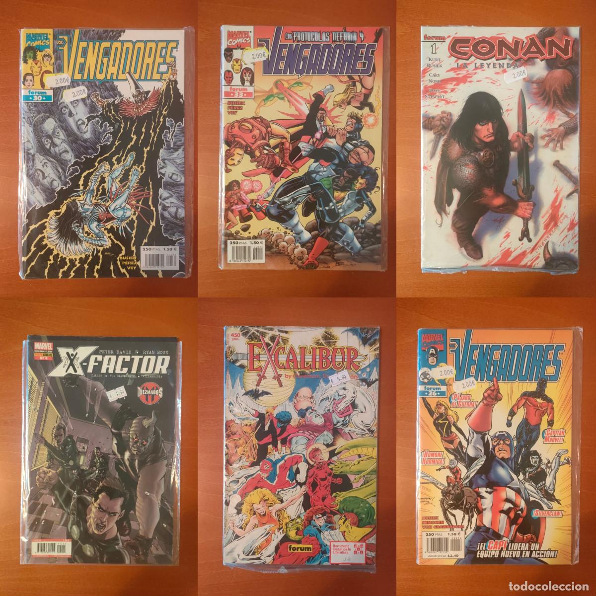 C&oacute;mics: Lote 100 superh&eacute;roes Forum variados - Foto 10