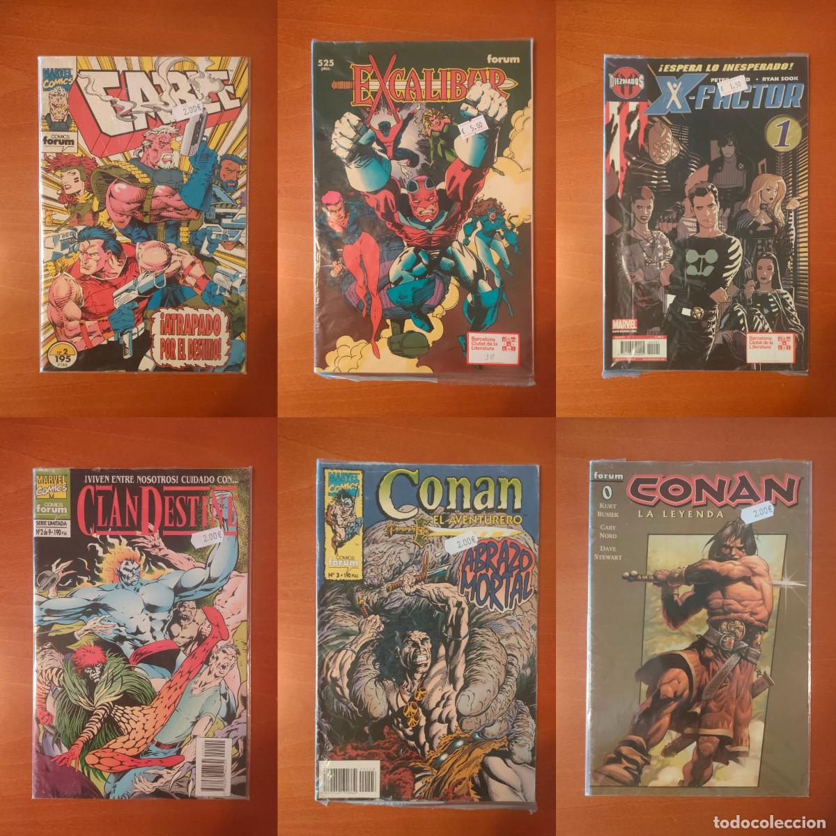 C&oacute;mics: Lote 100 superh&eacute;roes Forum variados - Foto 11