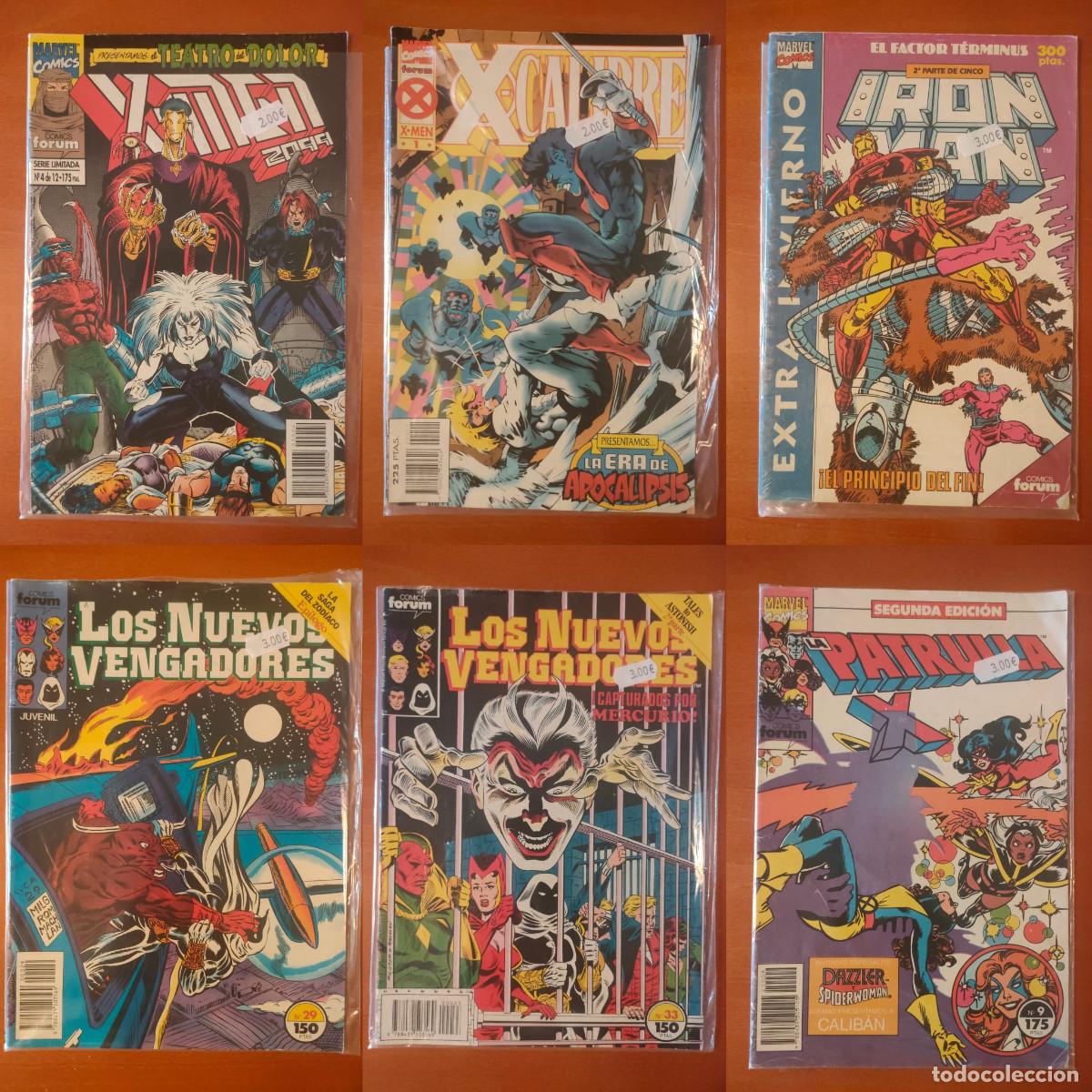 C&oacute;mics: Lote 100 superh&eacute;roes Forum variados - Foto 1