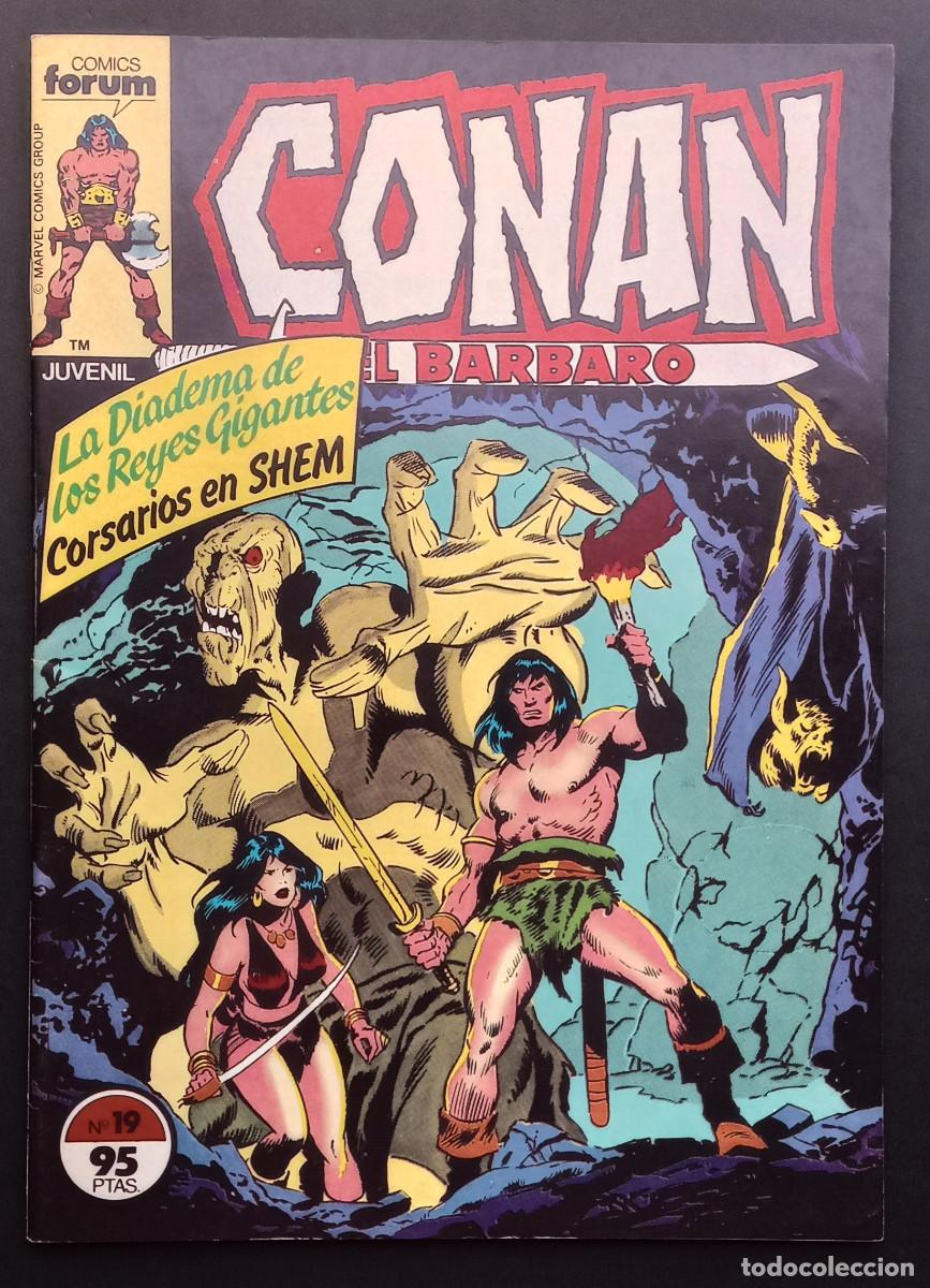 C&oacute;mics: CONAN EL B&Aacute;RBARO N&ordm; 19 - COMICS FORUM/MARVEL - 1983 - Foto 1
