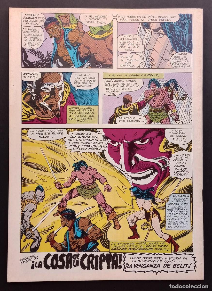 C&oacute;mics: CONAN EL B&Aacute;RBARO N&ordm; 19 - COMICS FORUM/MARVEL - 1983 - Foto 2