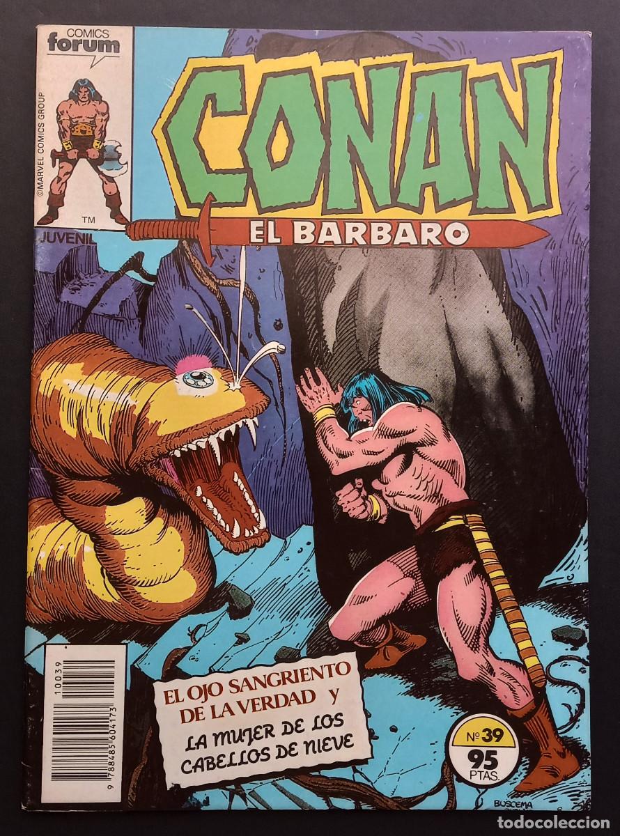 C&oacute;mics: CONAN EL B&Aacute;RBARO N&ordm; 39 - COMICS FORUM/MARVEL - 1983 - Foto 1