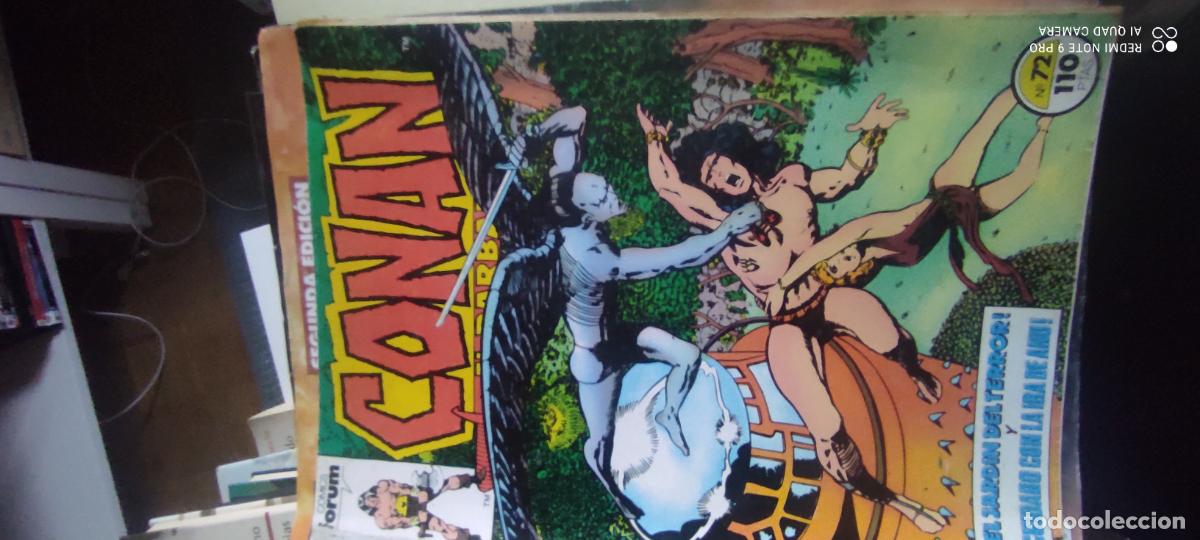 C&oacute;mics: CONAN EL BARBARO N&ordm; 72 EL JARDIN DEL TERROR CUIDADO IRA DE ANU EDICIONES FORUM 1985