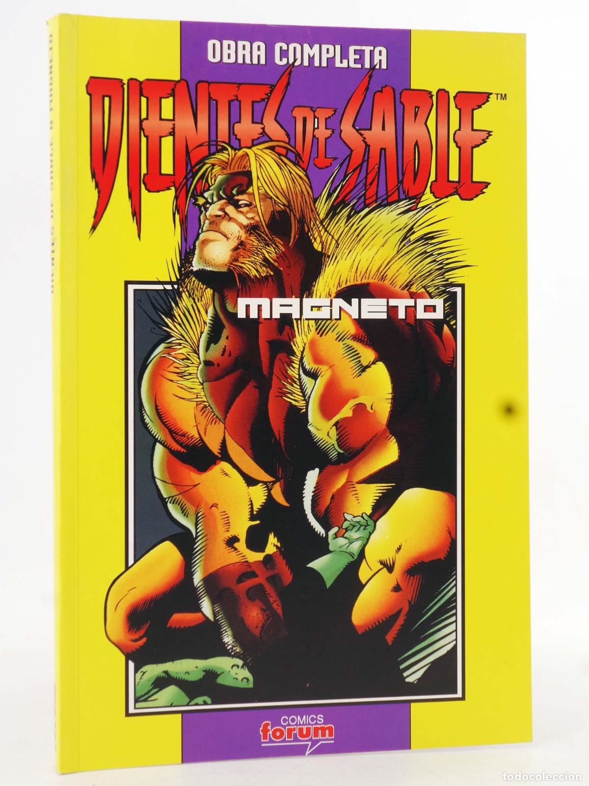 Comics: DIENTES DE SABLE Y MISTICA / MAGNETO 1 A 4, 1 A 4. COMPLETAS EN UN RETAPADO. Forum, 1998