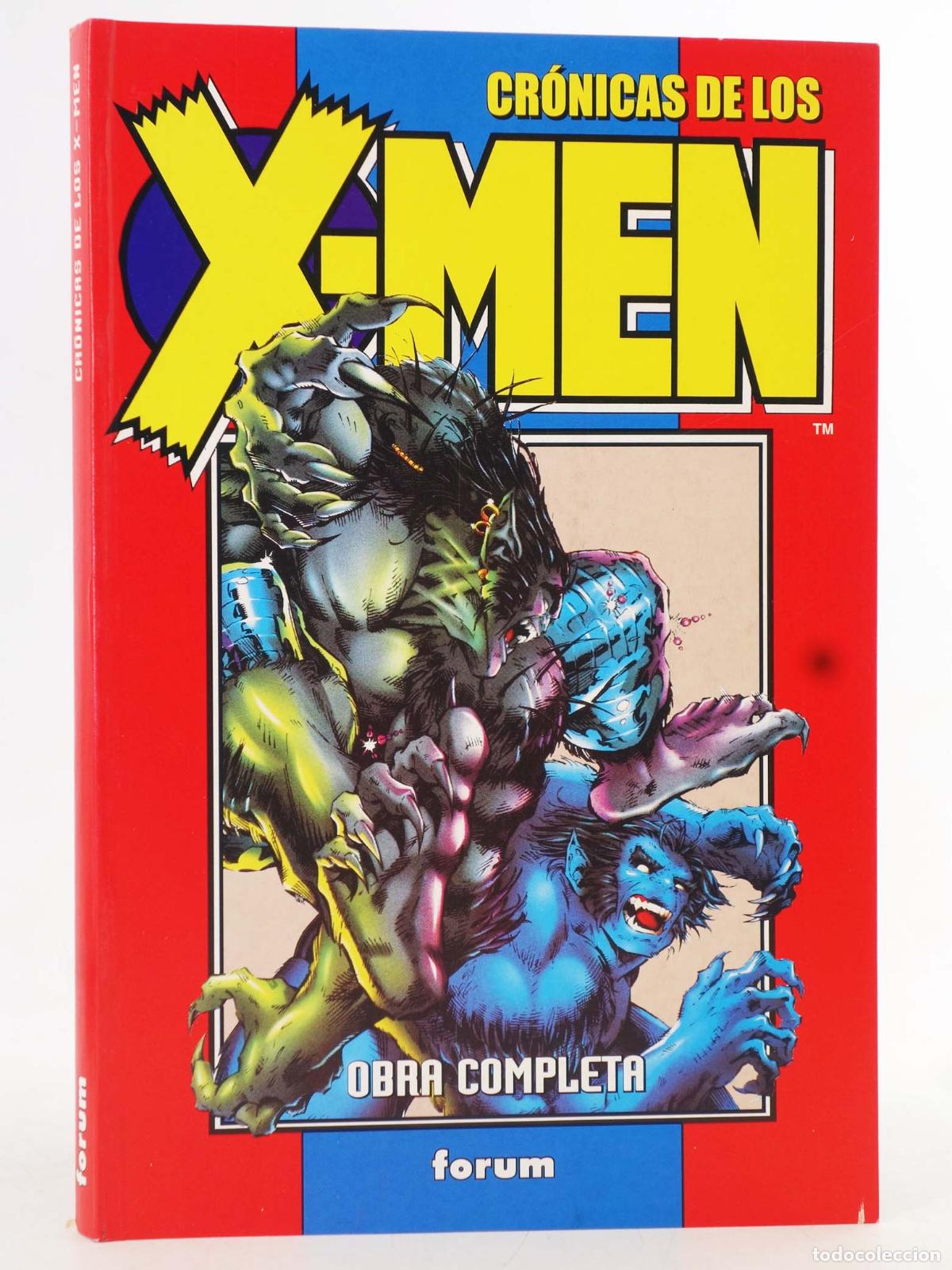 Comics: CR&Oacute;NICAS DE LOS X-MEN 1 A 5. COMPLETA EN UN RETAPADO. Forum, 1995