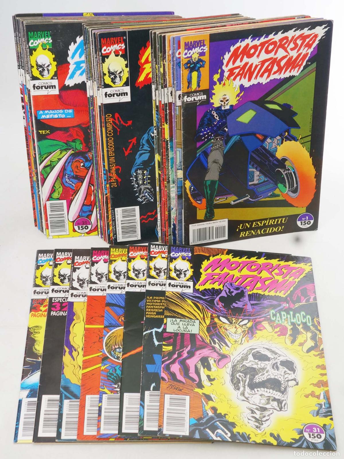 Comics: MOTORISTA FANTASMA: 1 A 38. COMPLETA. Forum, 1991