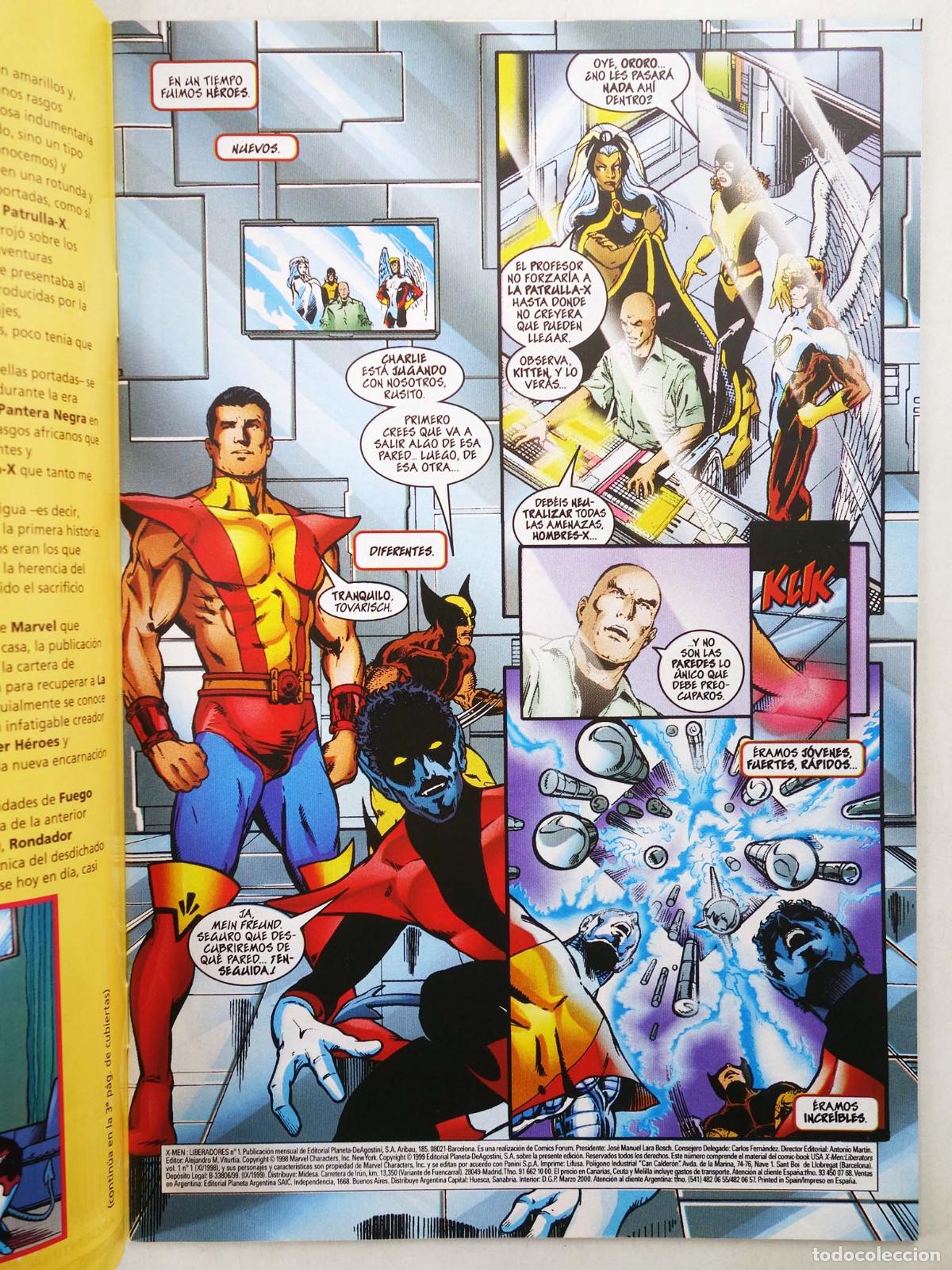 C&oacute;mics: X MEN LIBERADORES 1 A 4. COMPLETA. Forum, 1999 - Foto 6