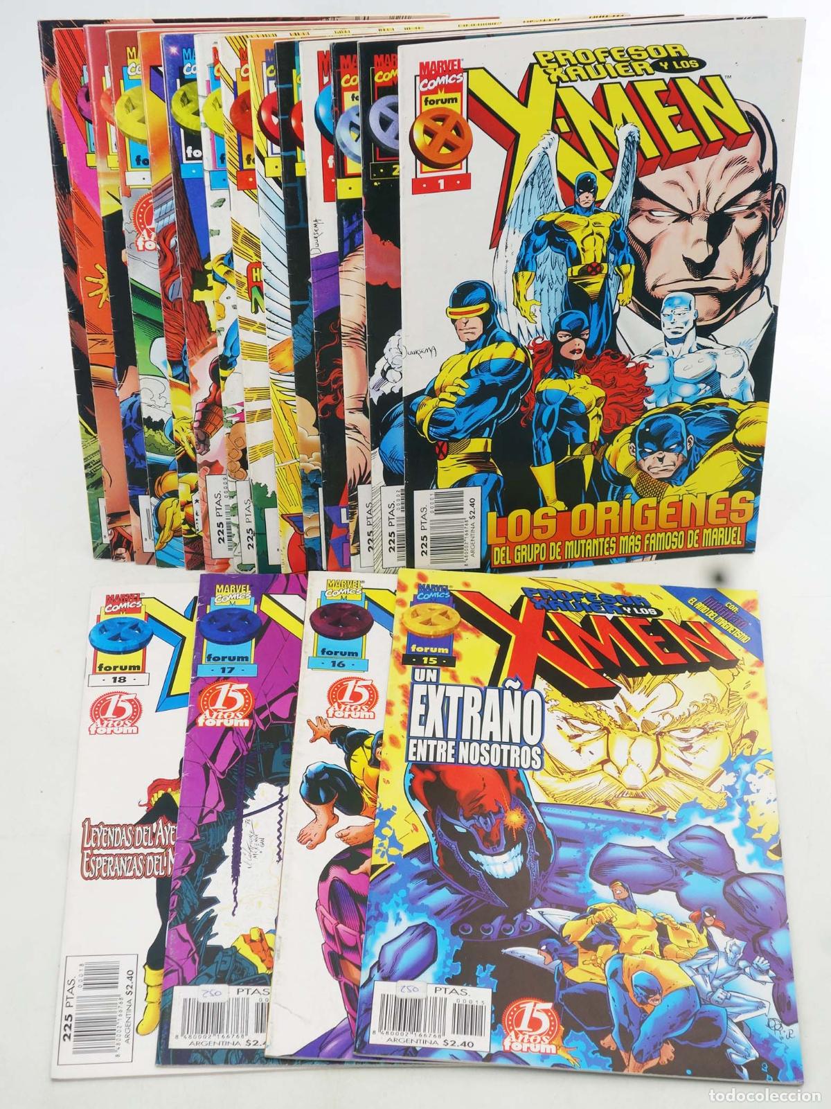 C&oacute;mics: PROFESOR XAVIER Y LOS X MEN 1 A 18. COMPLETA. Forum, 1997