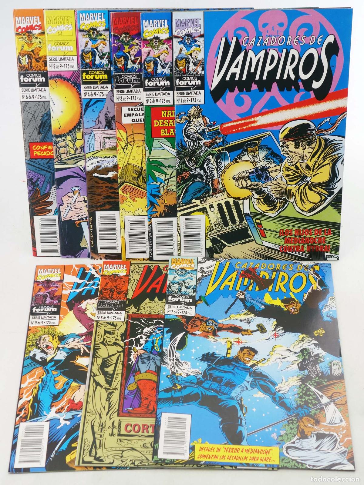 Comics: CAZADORES DE VAMPIROS 1 A 9. COMPLETA. Forum, 1994
