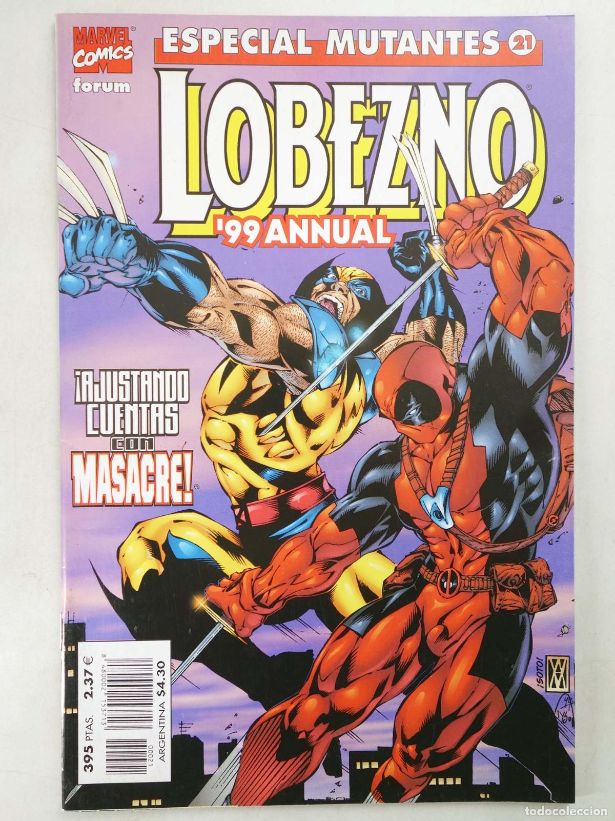 C&oacute;mics: ESPECIAL MUTANTES 21. LOBEZNO / 99 ANNUAL (Vvaa) Forum, 2000