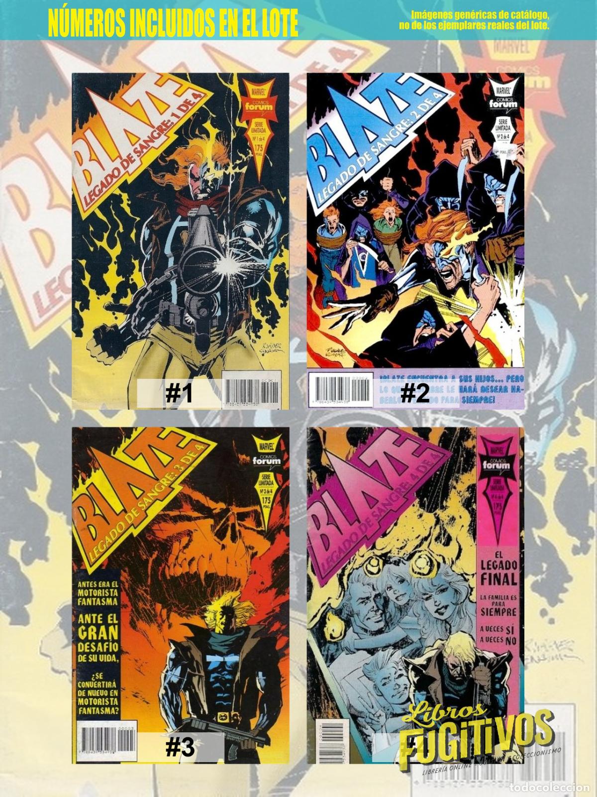 C&oacute;mics: BLAZE. LEGADO DE SANGRE 1 A 4. COMPLETA. Forum, 1994 - Foto 3