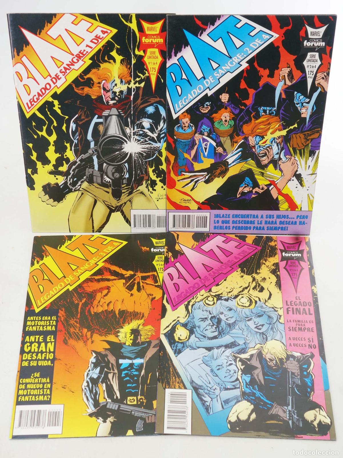 C&oacute;mics: BLAZE. LEGADO DE SANGRE 1 A 4. COMPLETA. Forum, 1994 - Foto 1