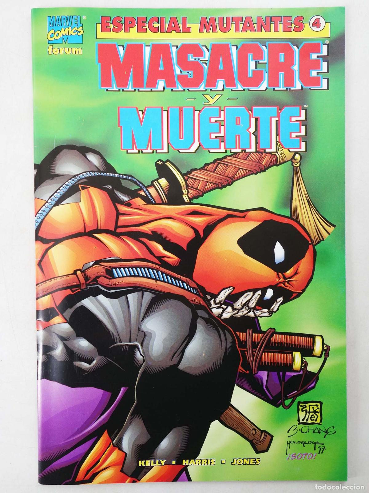 C&oacute;mics: ESPECIAL MUTANTES 4. MASACRE Y MUERTE (Joe Kelly/Steve Harris) Forum, 1999