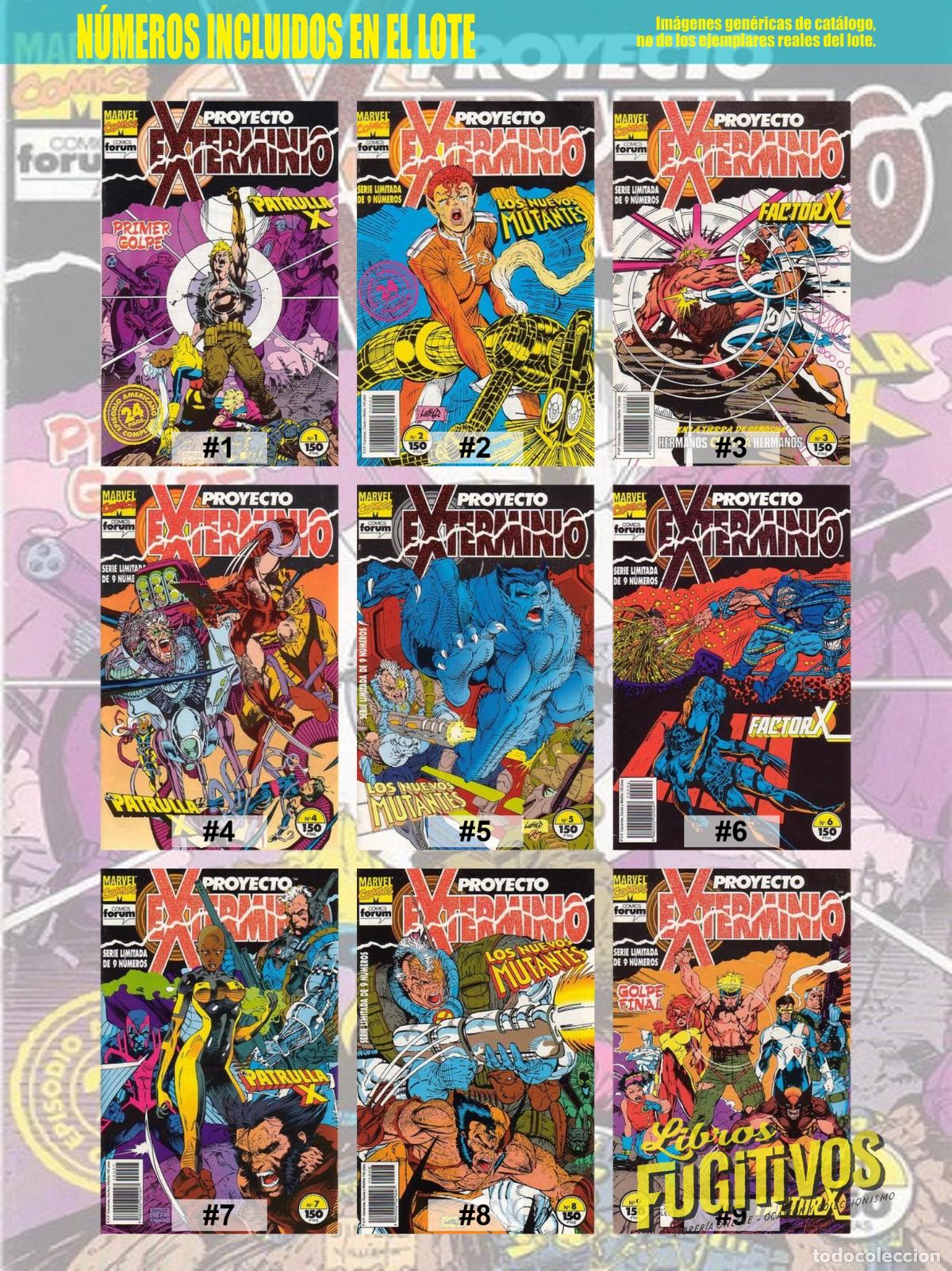C&oacute;mics: PROYECTO EXTERMINIO 1 A 9. COMPLETA. Forum, 1992 - Foto 3