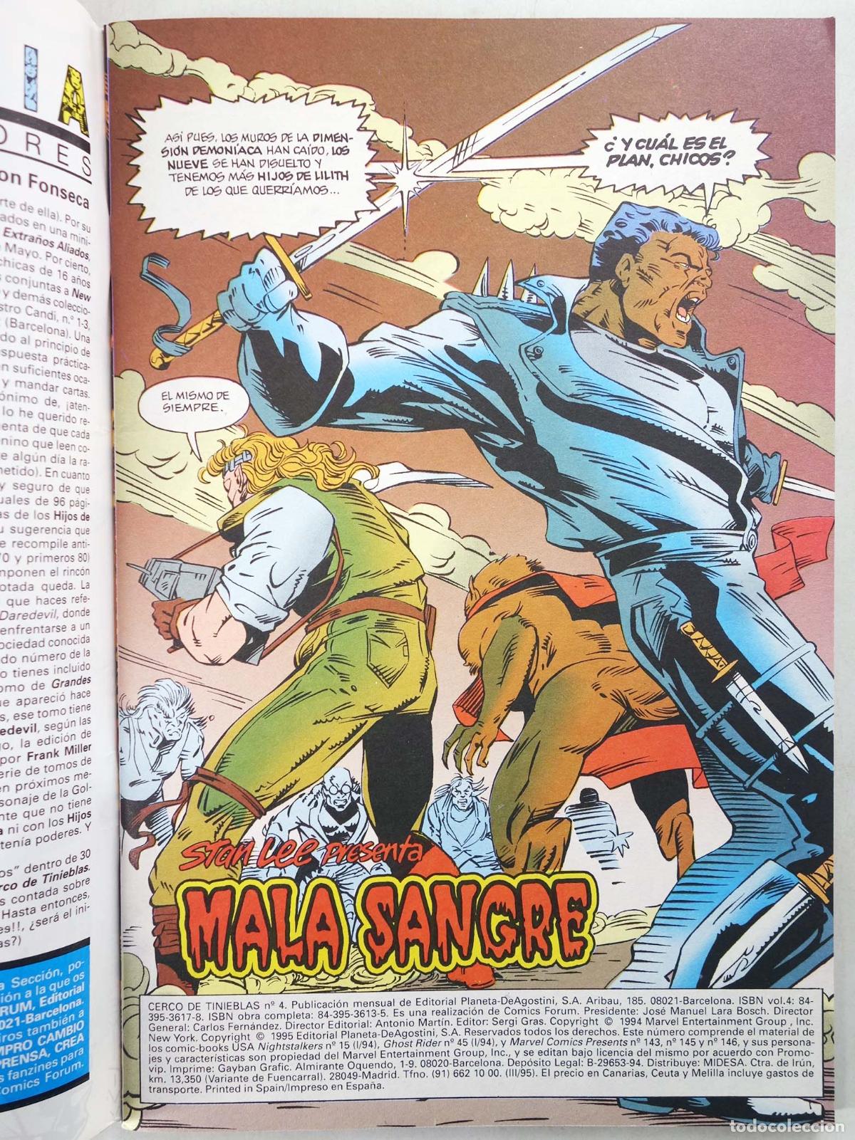 C&oacute;mics: CERCO DE TINIEBLAS 4 (Vvaa) Forum, 1995 - Foto 3