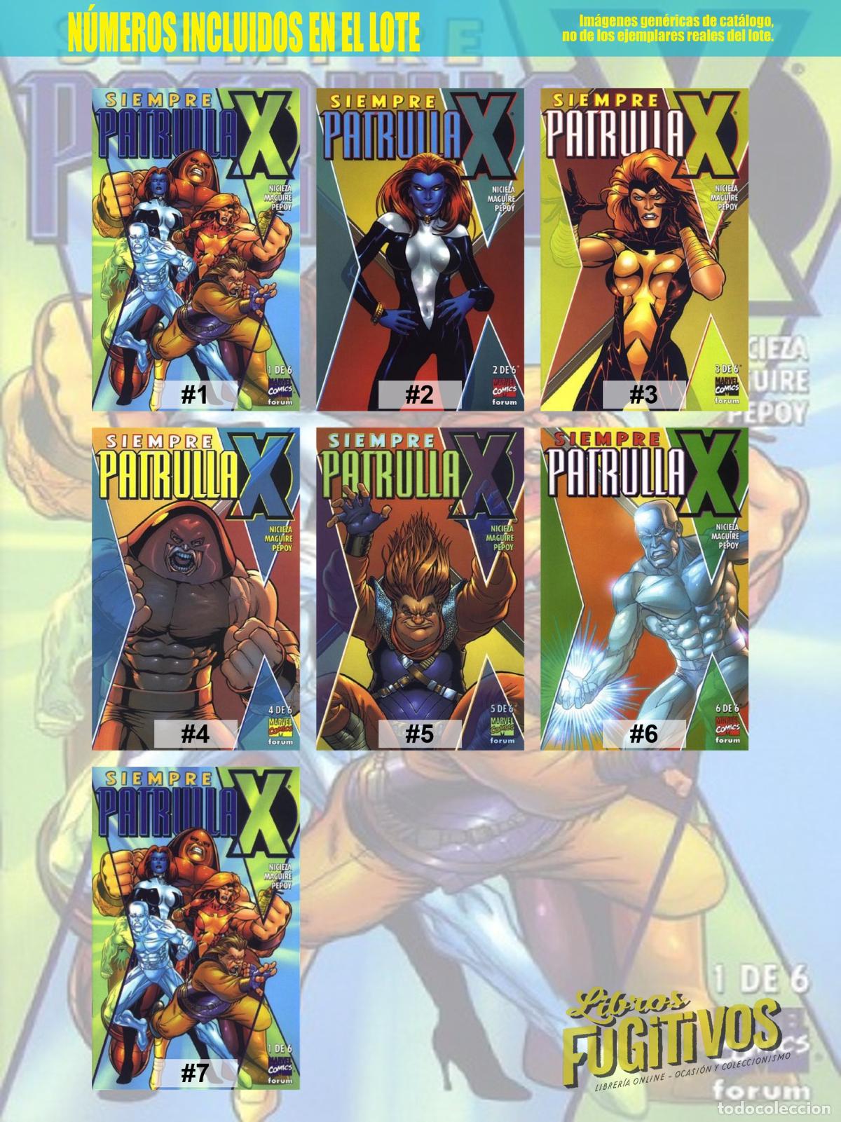C&oacute;mics: SIEMPRE PATRULLA X 1 A 6. COMPLETA. Forum, 2001 - Foto 3