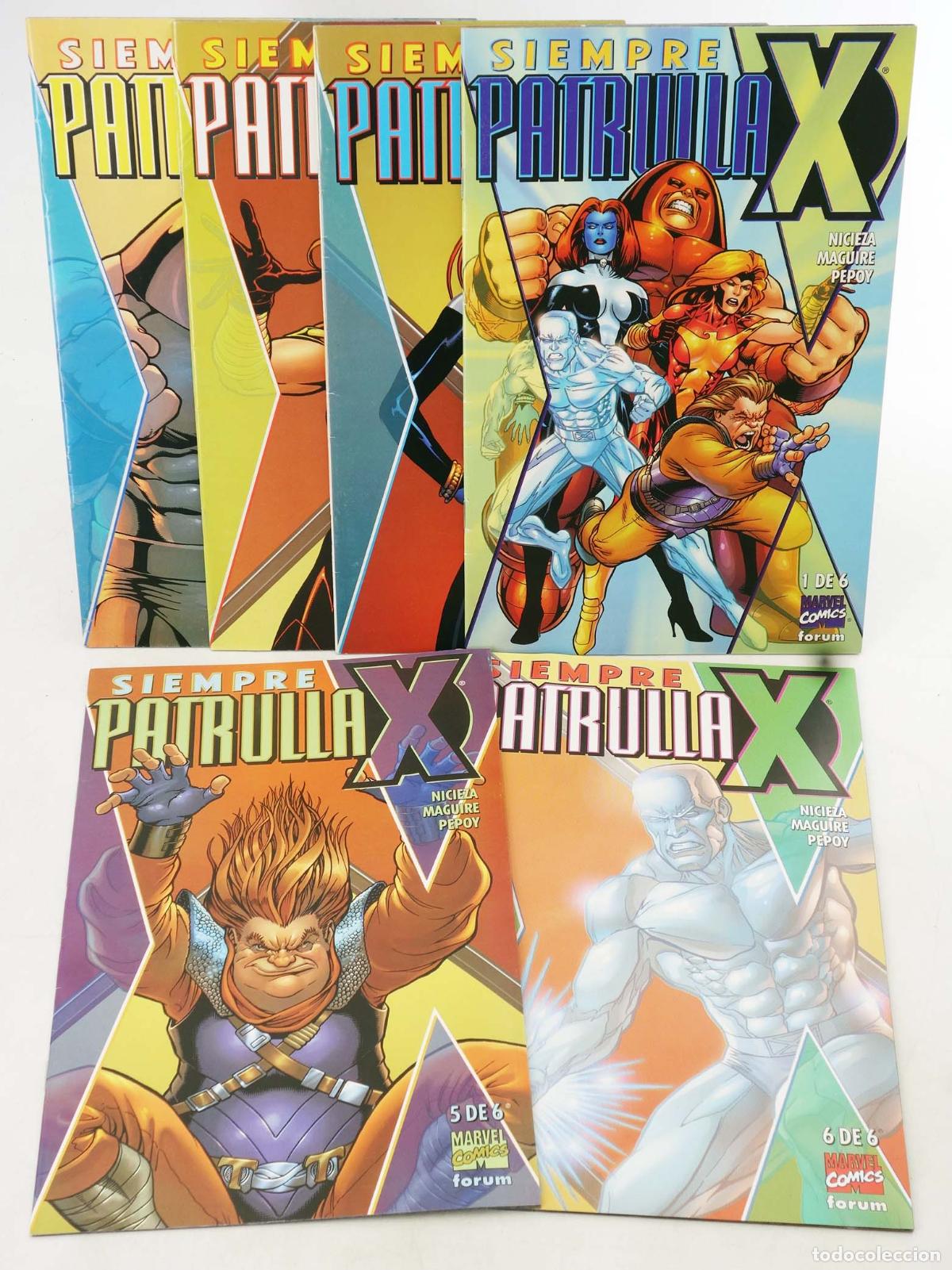 C&oacute;mics: SIEMPRE PATRULLA X 1 A 6. COMPLETA. Forum, 2001