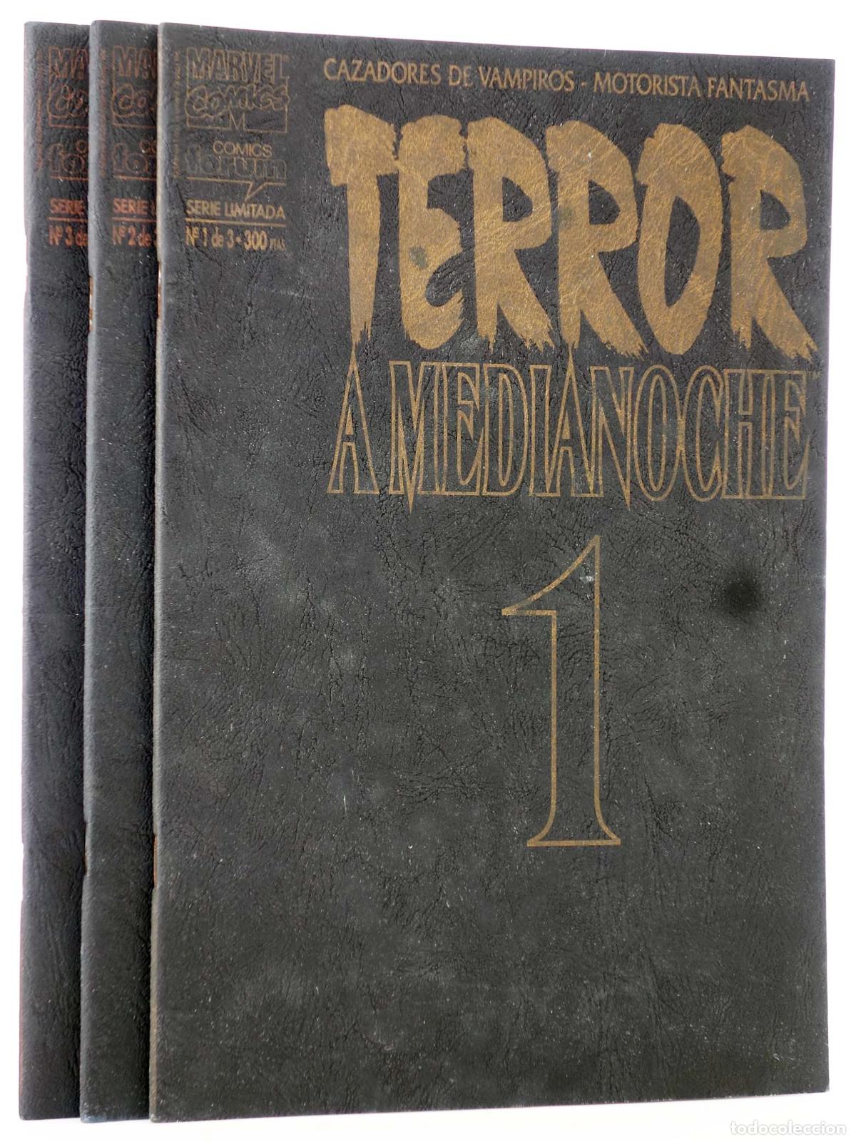 Comics: TERROR A MEDIANOCHE 1 A 3. COMPLETA. Forum, 1994