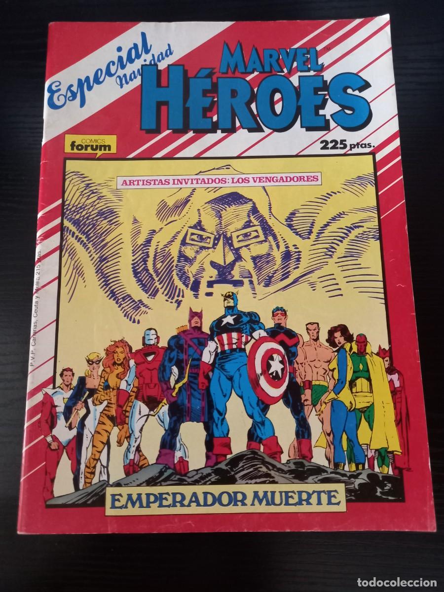 C&oacute;mics: Marvel H&eacute;roes. Especial Navidad 1987 - Artistas invitados: Los Vengadores