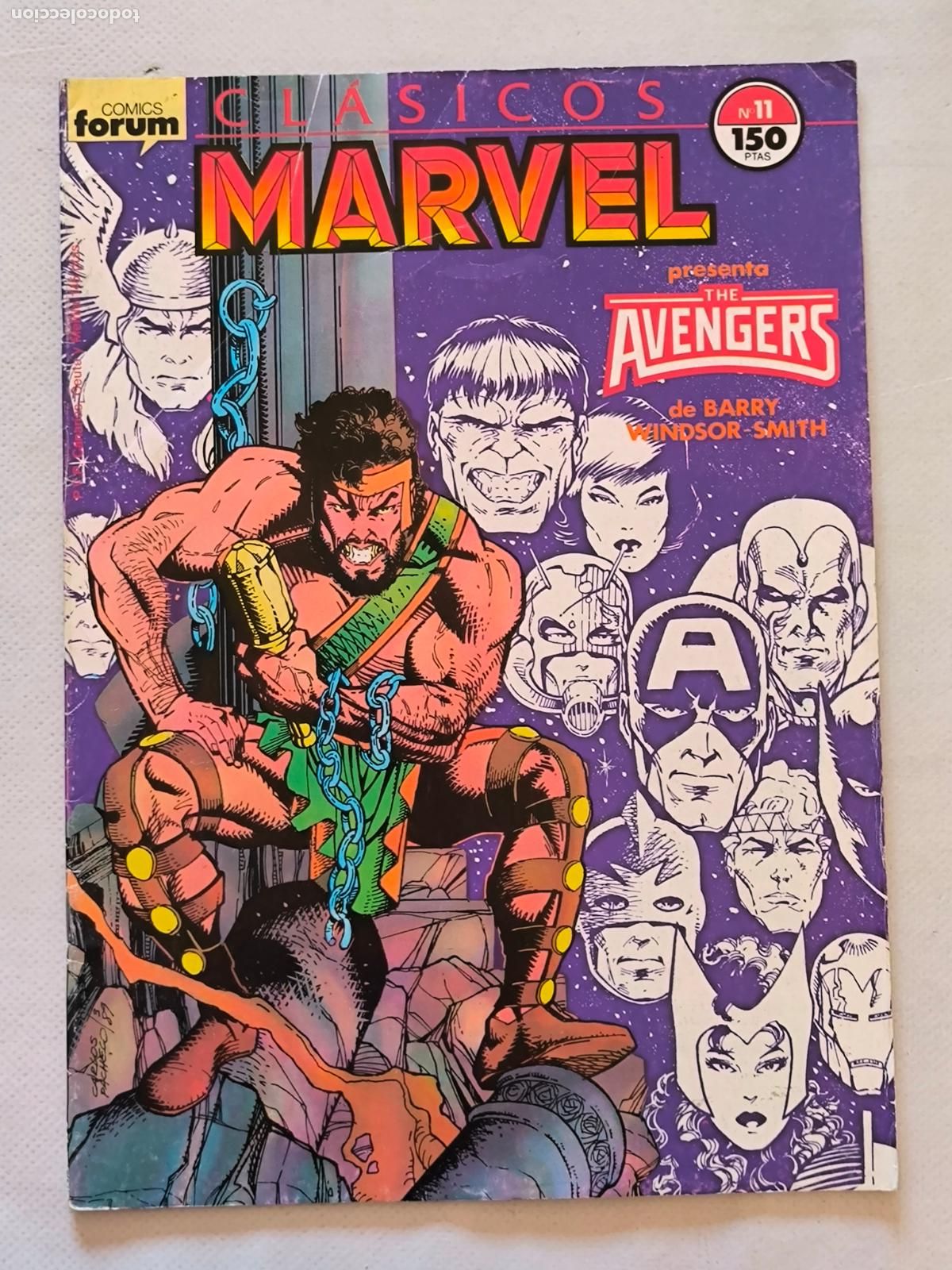 C&oacute;mics: CLASICOS MARVEL N&ordm; 11 - THE AVENGERS - FORUM (DY)