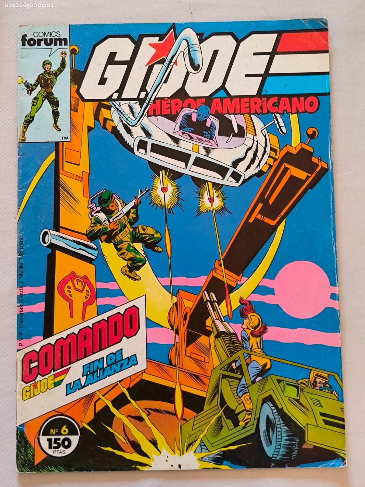 C&oacute;mics: G. I. JOE N&ordm; 6 - HEROE AMERICANO - FORUM (DY)