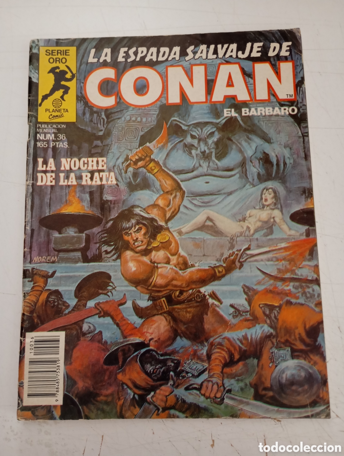 C&oacute;mics: LA ESPADA SALVAJE DE CONAN N&ordm; 36 - PRIMERA EDICI&Oacute;N