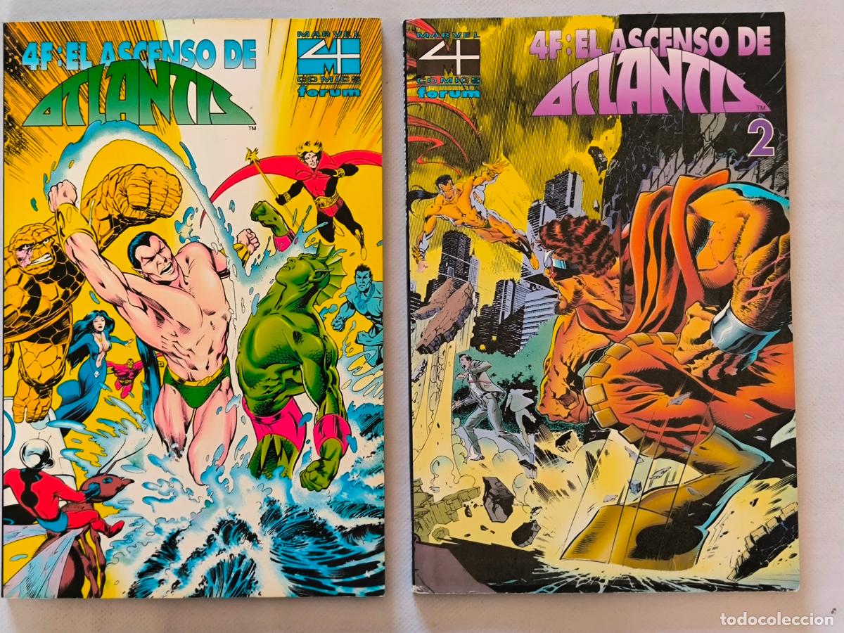 C&oacute;mics: 4F: EL ASCENSO DE ATLANTIS COMPLETA - TOMO 1 Y 2 - MARVEL - FORUM (IH)
