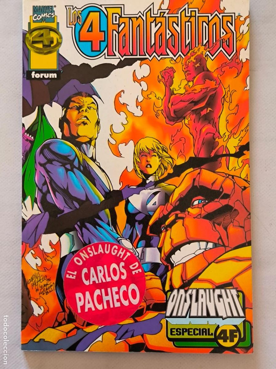 C&oacute;mics: LOS 4 FANTASTICOS - ONSLAUGHT - ESPECIAL 4F - MARVEL - FORUM (IH)