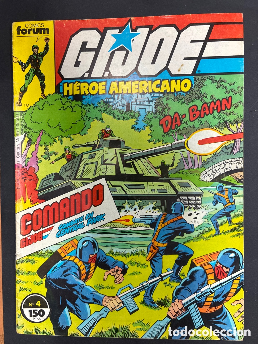 C&oacute;mics: COMIC G.I.JOE HEROE AMERICANO N&ordm; 4 EDITORIAL FORUM - Foto 1