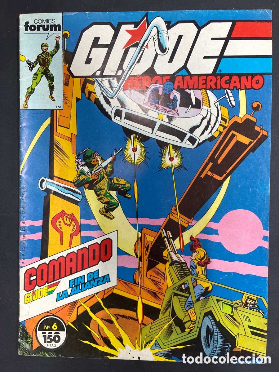 C&oacute;mics: COMIC G.I.JOE HEROE AMERICANO N&ordm; 6 EDITORIAL FORUM - Foto 1