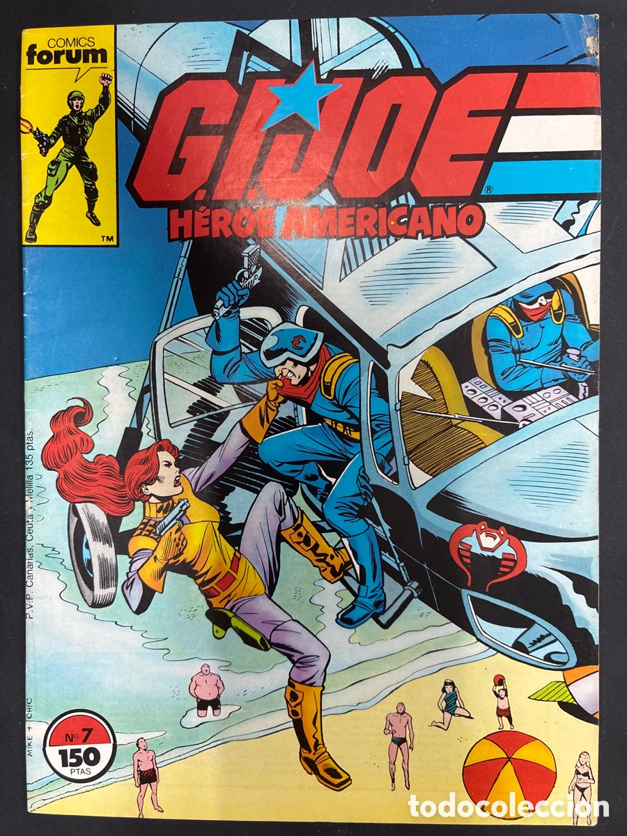 C&oacute;mics: COMIC G.I.JOE HEROE AMERICANO N&ordm; 7 EDITORIAL FORUM - Foto 1