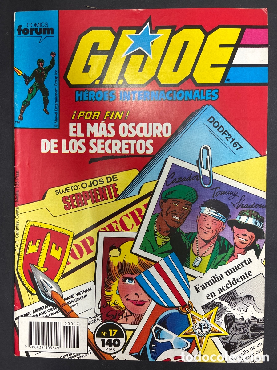 C&oacute;mics: COMIC G.I.JOE HEROE AMERICANO N&ordm; 17 EDITORIAL FORUM - Foto 1
