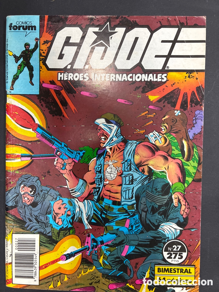 C&oacute;mics: COMIC G.I.JOE HEROE AMERICANO N&ordm; 27 CONTIENE EL POSTER EDITORIAL FORUM