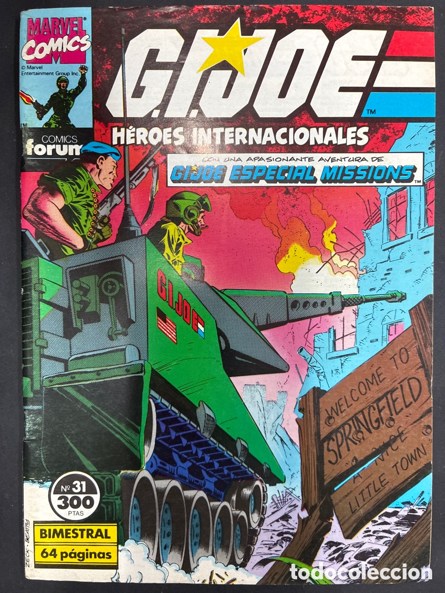 C&oacute;mics: COMIC G.I.JOE HEROE AMERICANO N&ordm; 31 CONTIENE EL POSTER EDITORIAL FORUM