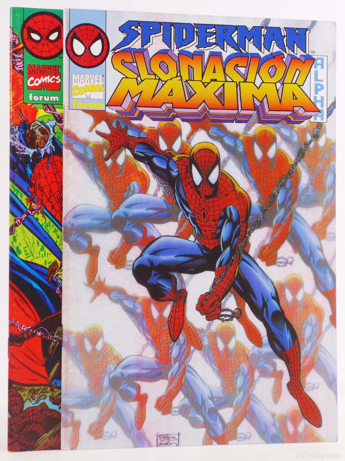 Comics : SPIDERMAN CLONACI&Oacute;N M&Aacute;XIMA ALPHA/OMEGA. COMPLETA. Forum, 1996