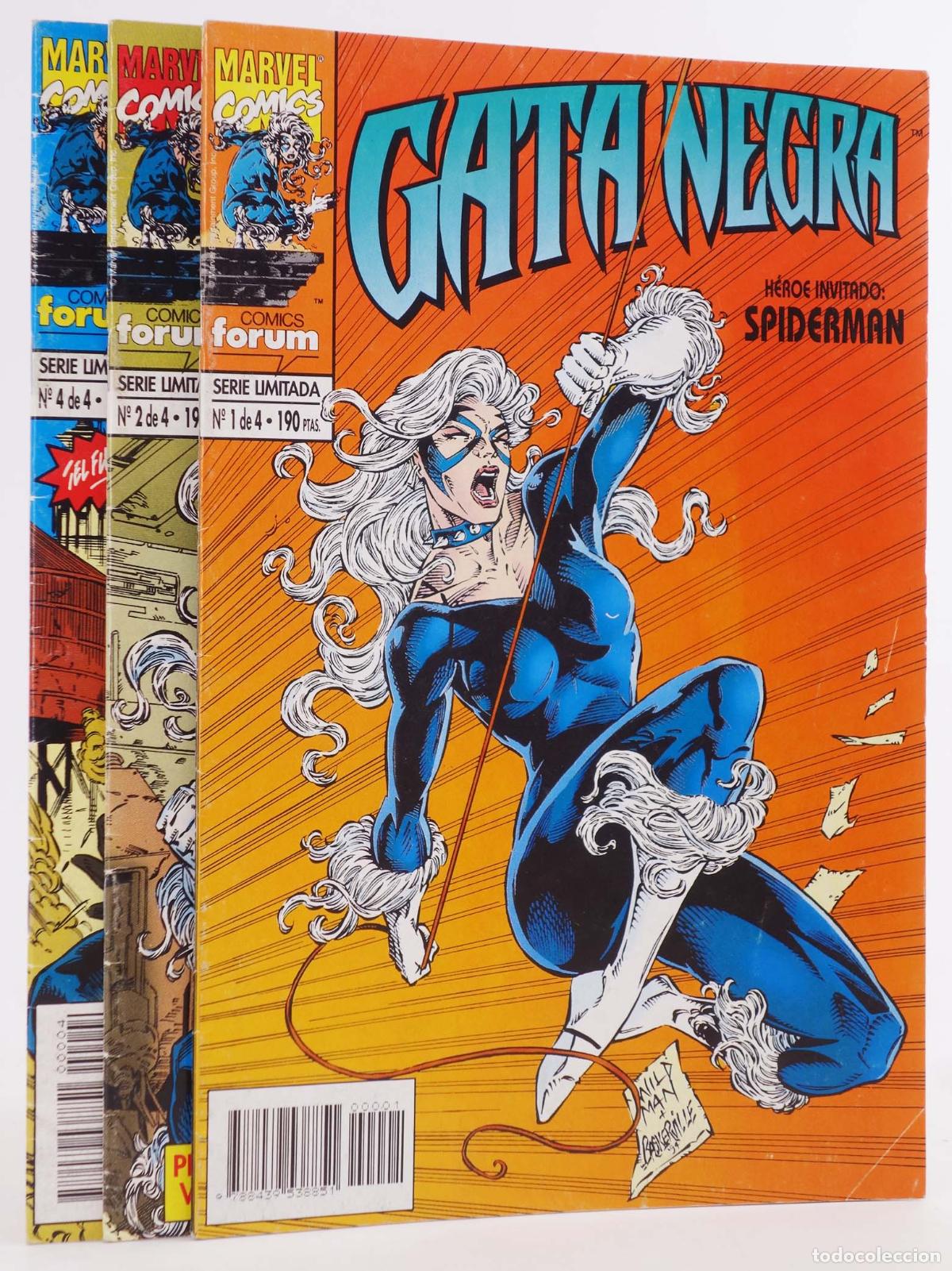 C&oacute;mics: GATA NEGRA 1 2 Y 4. falta 3. Forum, 1995