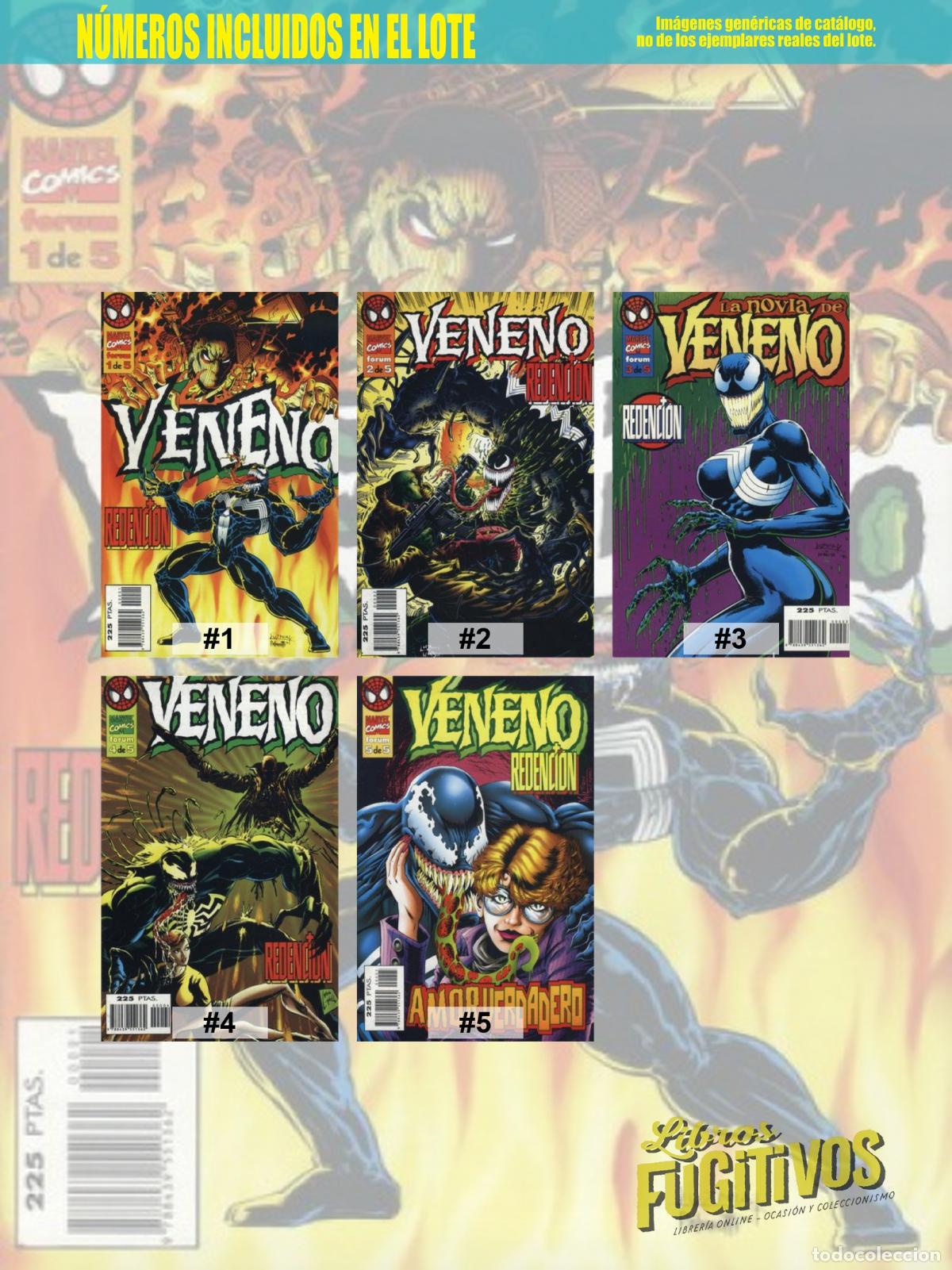 C&oacute;mics: VENENO REDENCI&Oacute;N 1 A 5. COMPLETA. Forum, 1996 - Foto 3