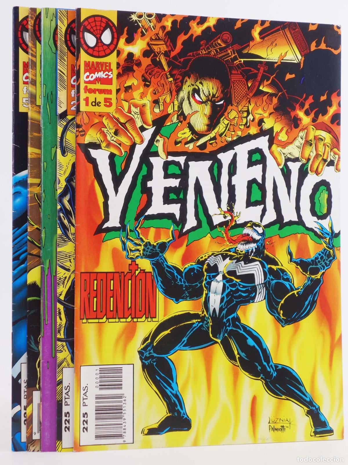 C&oacute;mics: VENENO REDENCI&Oacute;N 1 A 5. COMPLETA. Forum, 1996