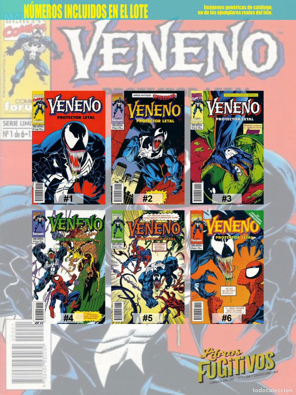 C&oacute;mics: VENENO PROTECTOR LETAL 1 A 6. COMPLETA. Forum, 1994 - Foto 3