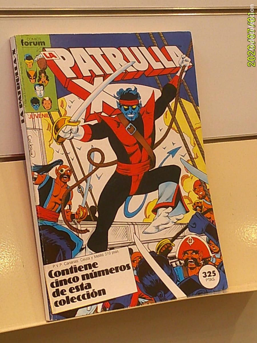 Comics: RETAPADO LA PATRULLA-X CONTIENE LOS NUMEROS 47-48-49-50 Y 51 DE LA COLECCION MARVEL - FORUM