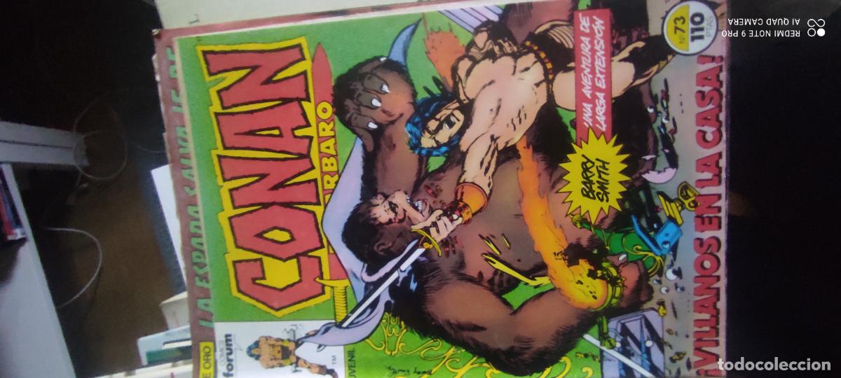 C&oacute;mics: COMIC GRAPA VOL.1 CONAN EL BARBARO N&ordm; 73 VILLANOS EN LA CASA EDICIONES FORUM MARVEL 1985