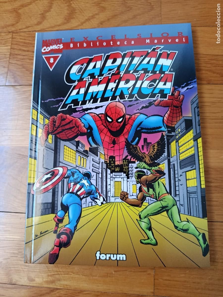 Comics: BIBLIOTECA MARVEL CAPITAN AM&Eacute;RICA 8 CON SPIDERMAN