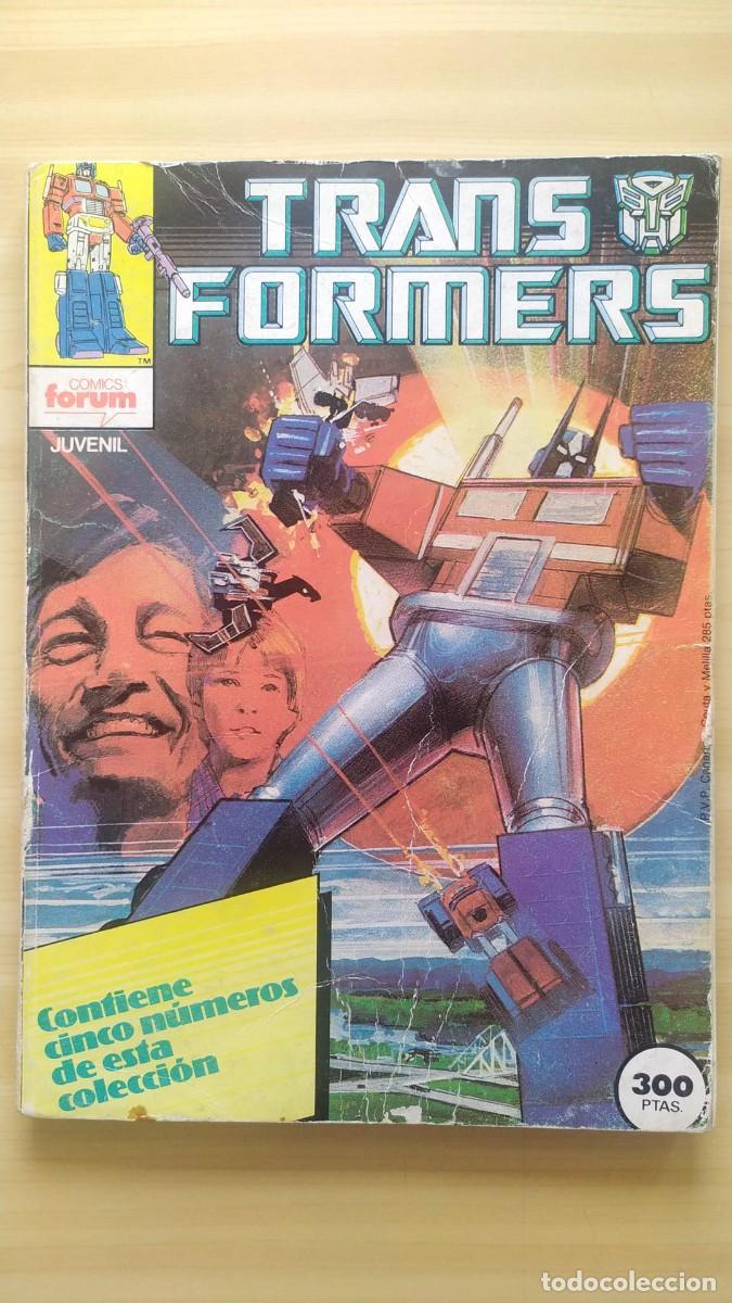 C&oacute;mics: Transformers Tomo Retapado 1-5 C&oacute;mics F&oacute;rum 1980s Buen estado &middot; C&oacute;mics F&oacute;rum &middot; Tapa blanda &middot; Espa&ntilde;ol