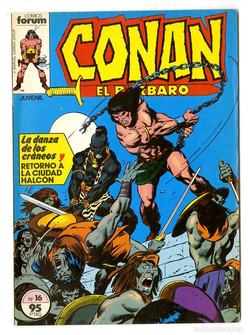 C&oacute;mics: Conan El B&aacute;rbaro n.16 (Forum, 1983)