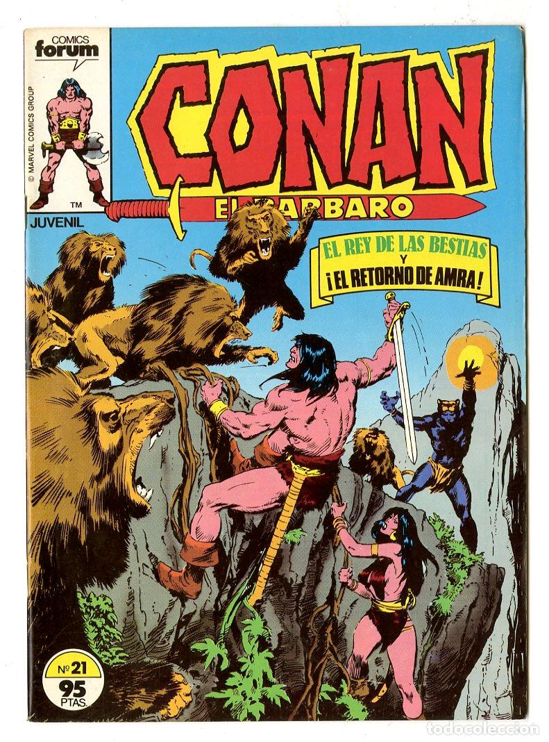 Comics: Conan El B&aacute;rbaro n.21 (Forum, 1983)