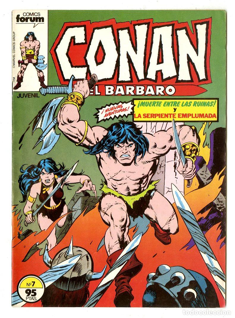 C&oacute;mics: Conan El B&aacute;rbaro n.7 (Forum, 1983) - Foto 1