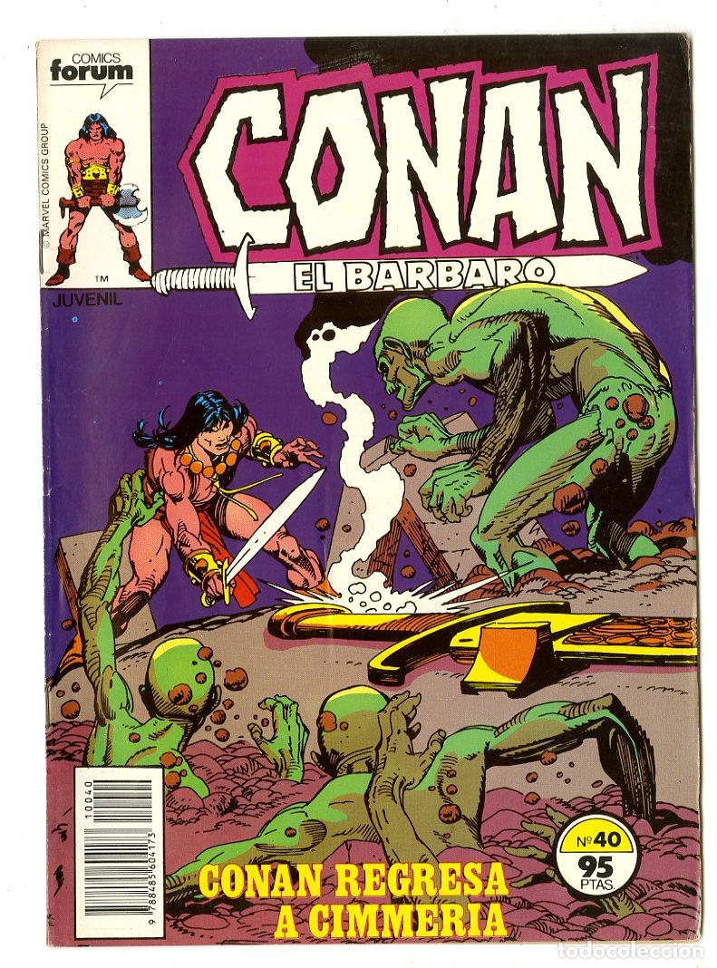 C&oacute;mics: Conan El B&aacute;rbaro n.40 (Forum, 1983) - Foto 1